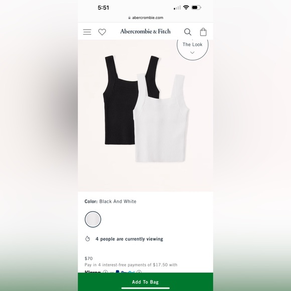 A&F sweater tank - Picture 4 of 4